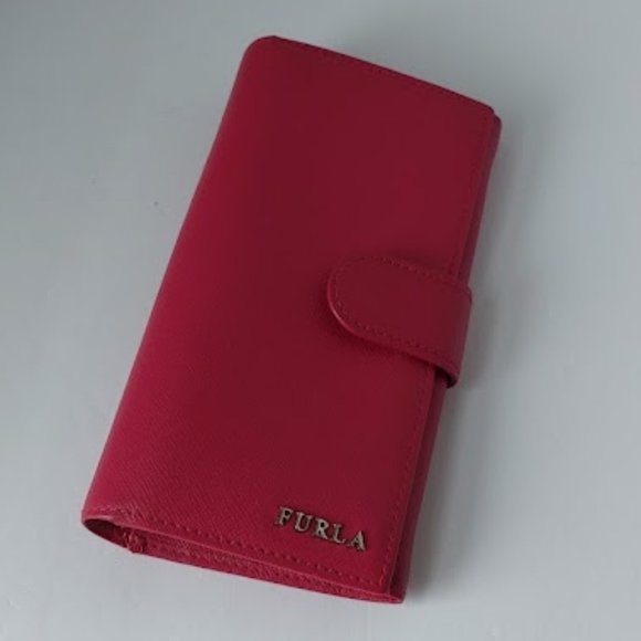 Furla Handbags - Furla Pink Leather Wallet | Like New